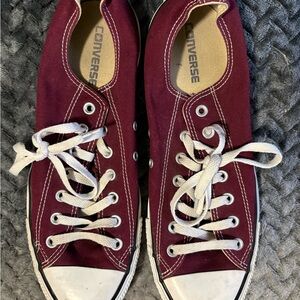 Converse Maroon All Star Sneakers